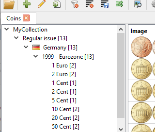 Screenshot shows counters in Tree